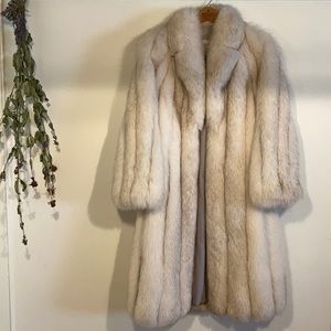 Saga Fox Full Length Fur Coat